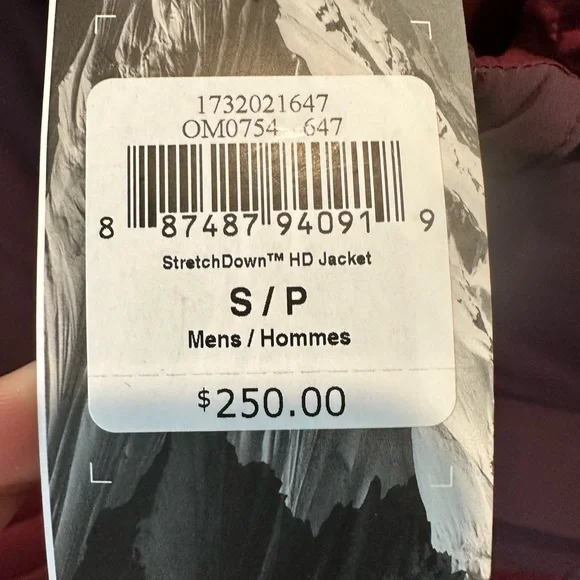 NWT MOUNTAIN HARD WEAR SIZE SMALL MENS STRETCHDOWN HD JACKET - Picture 7 of 9